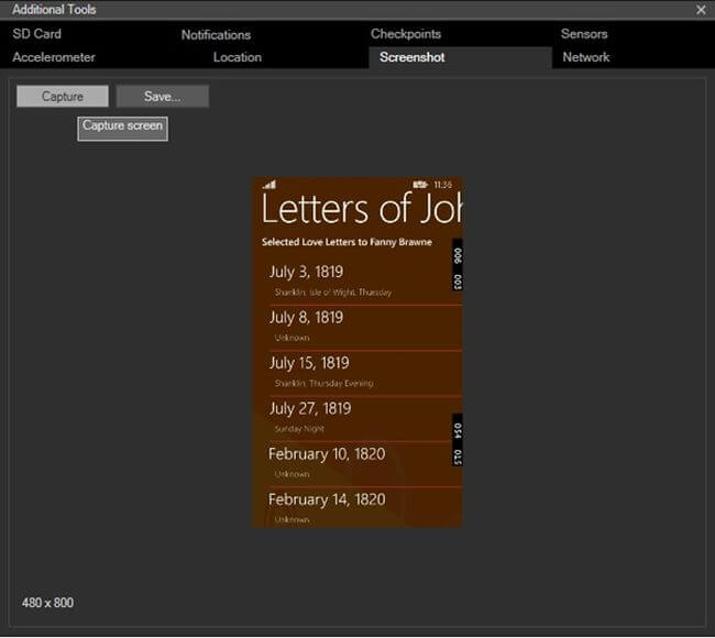 Screen Capture in windows phone